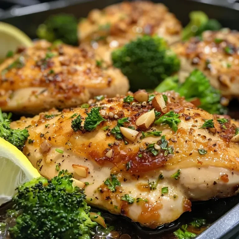 Cremiges Hähnchen mit Brokkoli: Ein schnelles und gesundes Gericht für jeden Tag Close-up of juicy creamy chicken with broccoli on a plate.