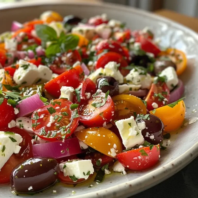 Frischer Kichererbsensalat mit Feta – Ein Genuss für jede Gelegenheit