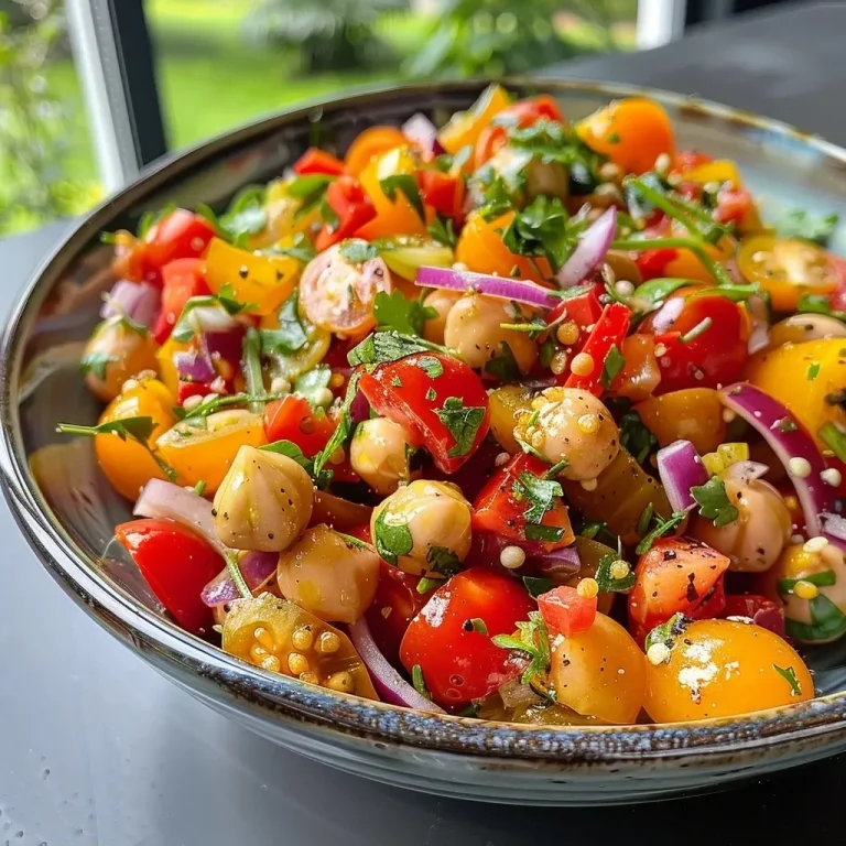 Frischer Kichererbsensalat: Mediterraner Genuss in nur 20 Minuten!