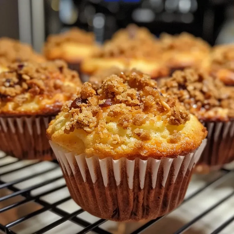 Schnelle Muffins aus der Luftfritteuse — Dein neues Lieblingsrezept! Close-up of warm air fryer muffins with a golden-brown exterior and visible chocolate chips.