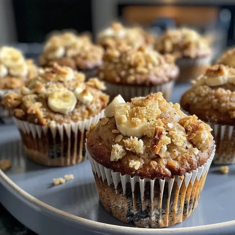 Side view of a juicy Eiweiß-Muffin on a clean surface.