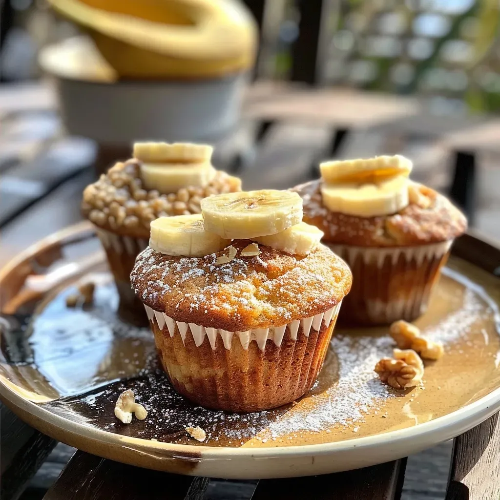 Close-up of a protein muffin showcasing its moist texture.