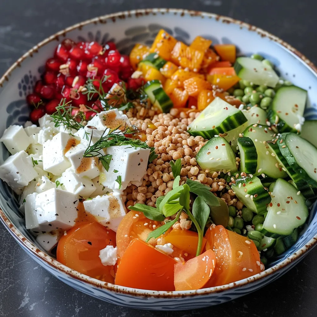 Close-up of a vibrant Kichererbsen curry bowl, featuring chickpeas and coconut milk, against a wooden table.